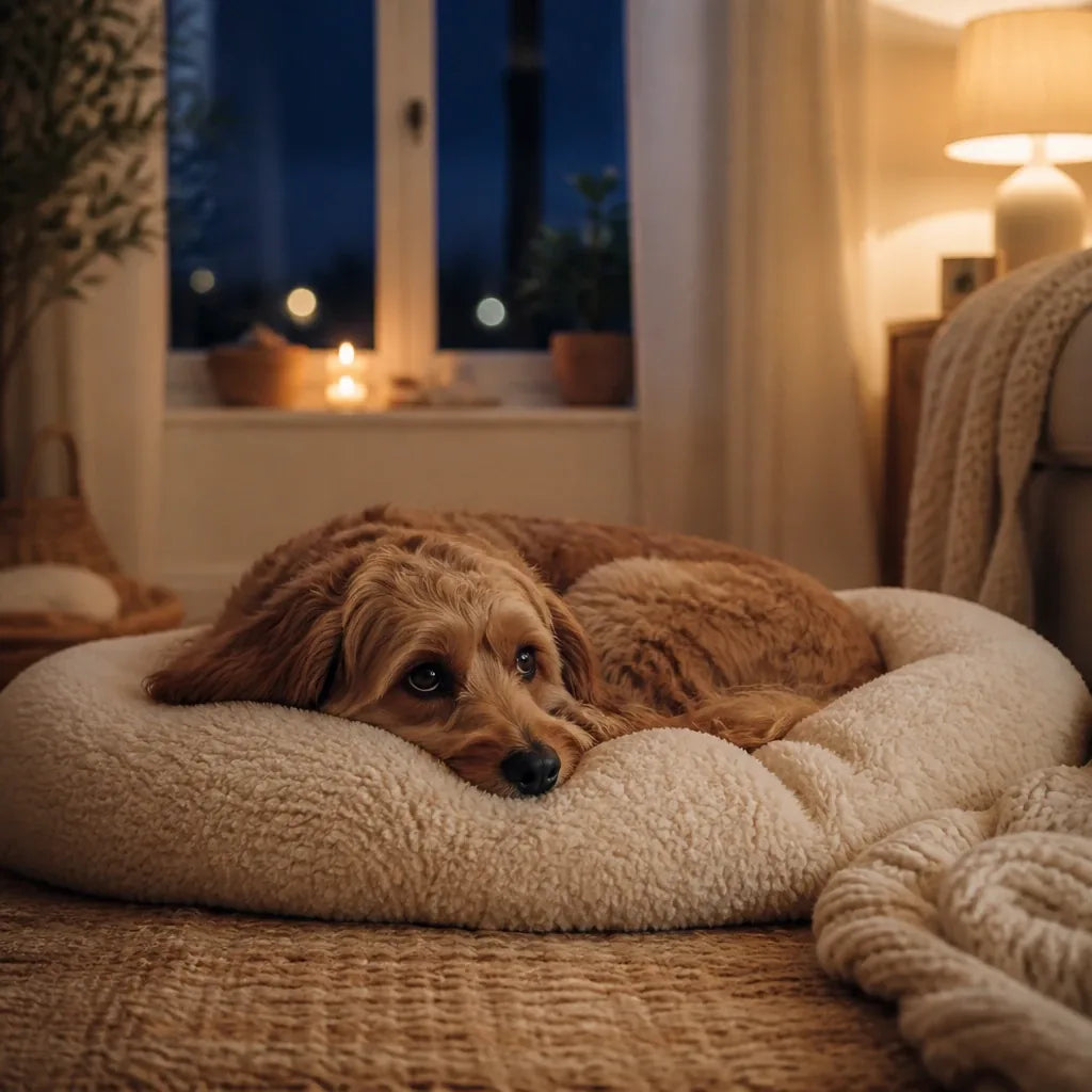 Chien anxieux la nuit : causes et solutions
