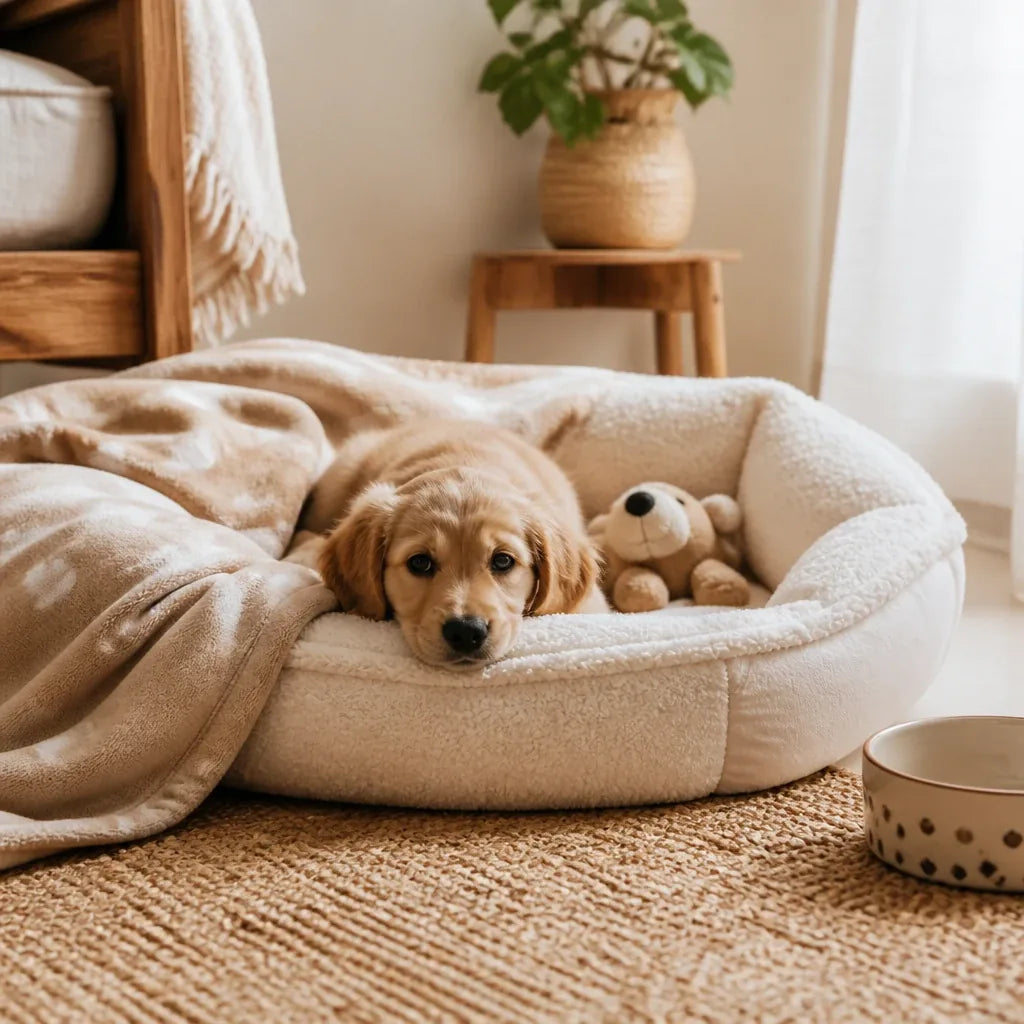 Première nuit avec un chiot : bien la préparer