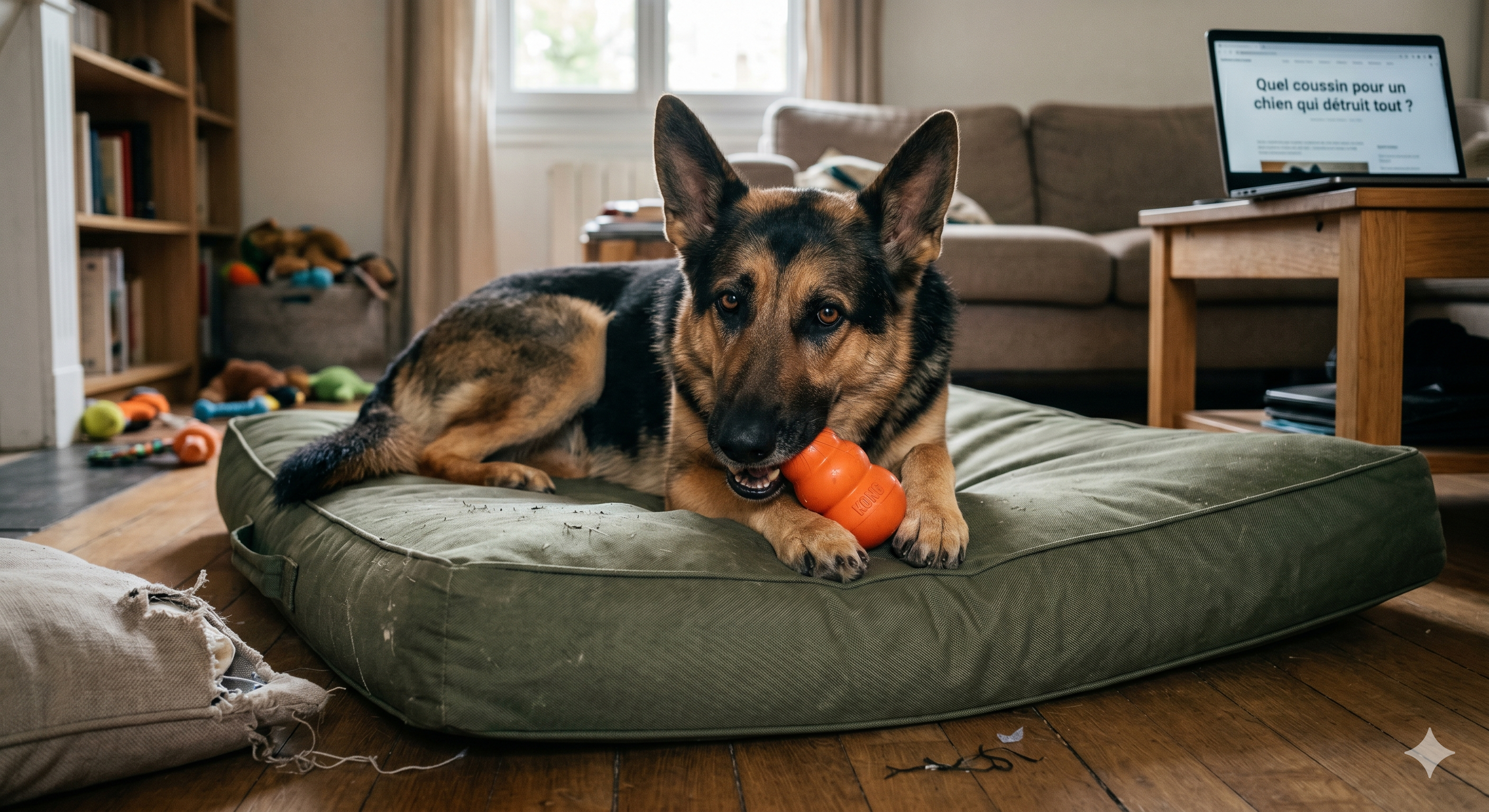 Quel coussin pour un chien qui détruit tout