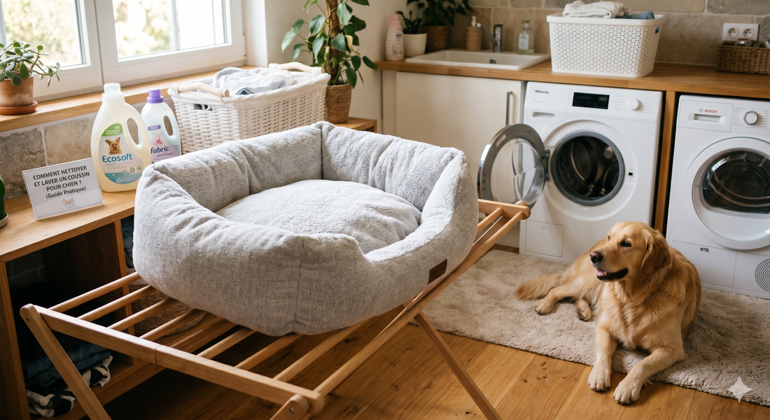 Comment nettoyer et laver un coussin pour chien