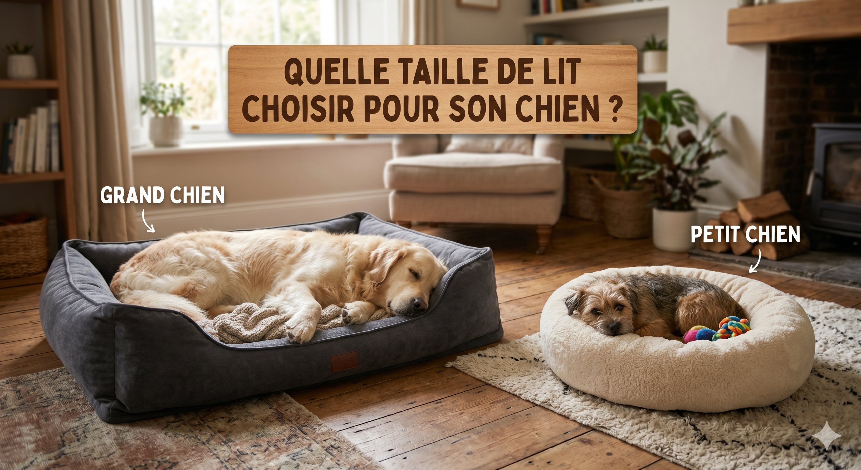 Quelle taille de lit choisir pour son chien