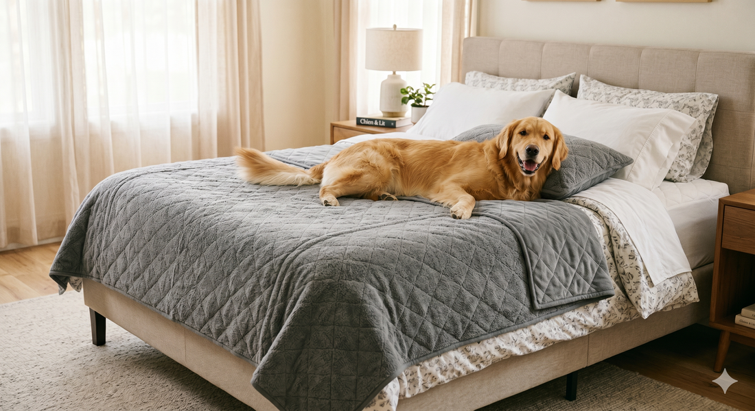 Que mettre pour protéger un lit du chien