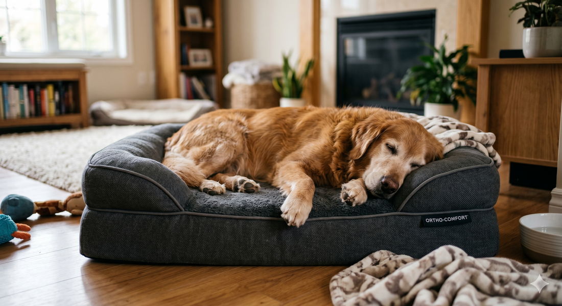 Comment choisir un lit pour chien à problème orthopédique