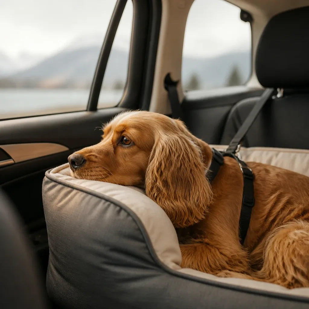 Chien en voiture : sécurité et mal des transports