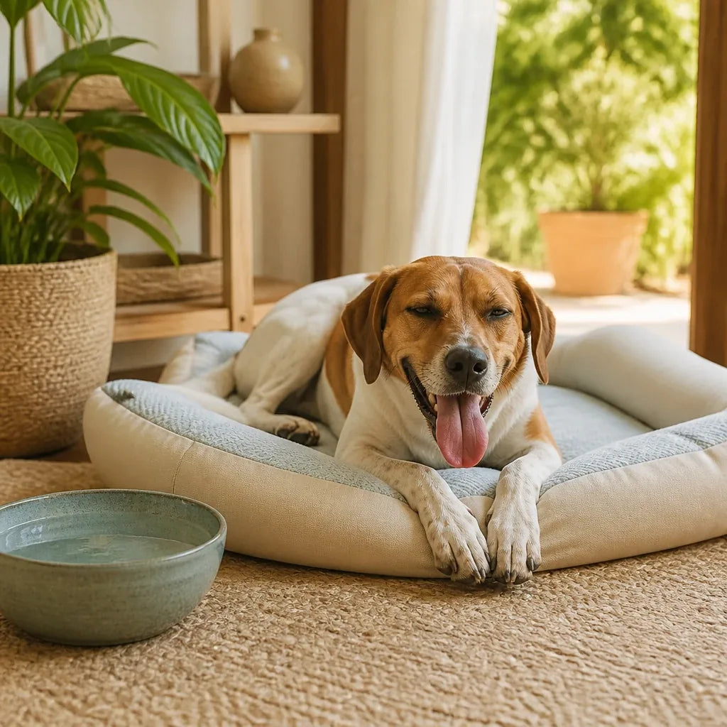 Chien qui a chaud : le rafraîchir en été