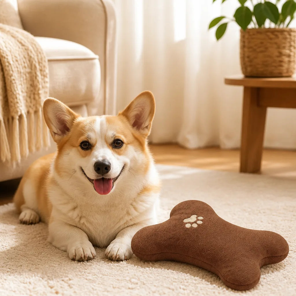 Coussin Pour Chien En Forme D'os