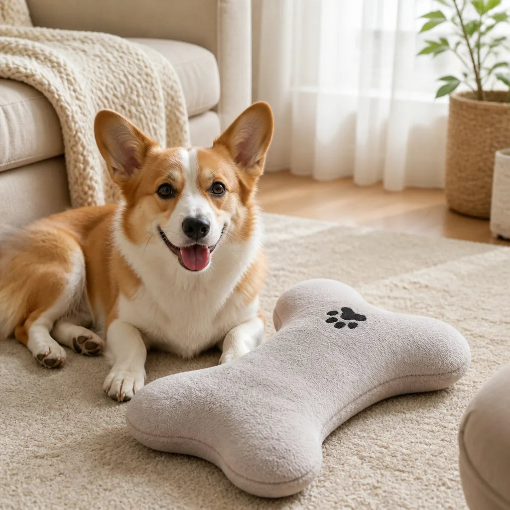 Coussin Pour Chien En Forme D'os
