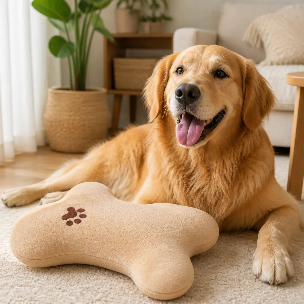 Coussin Pour Chien En Forme D'os