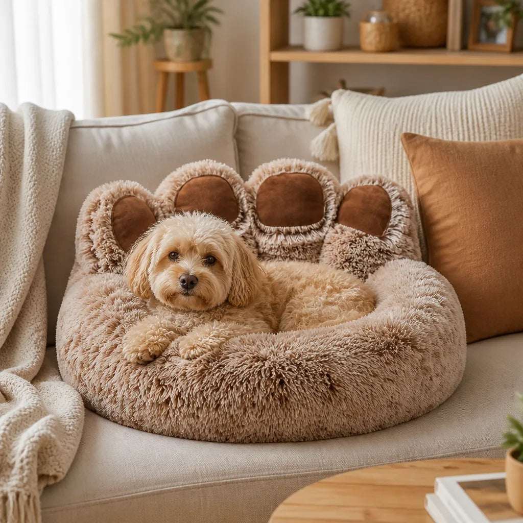 Coussin Pour Chien En Forme De Patte