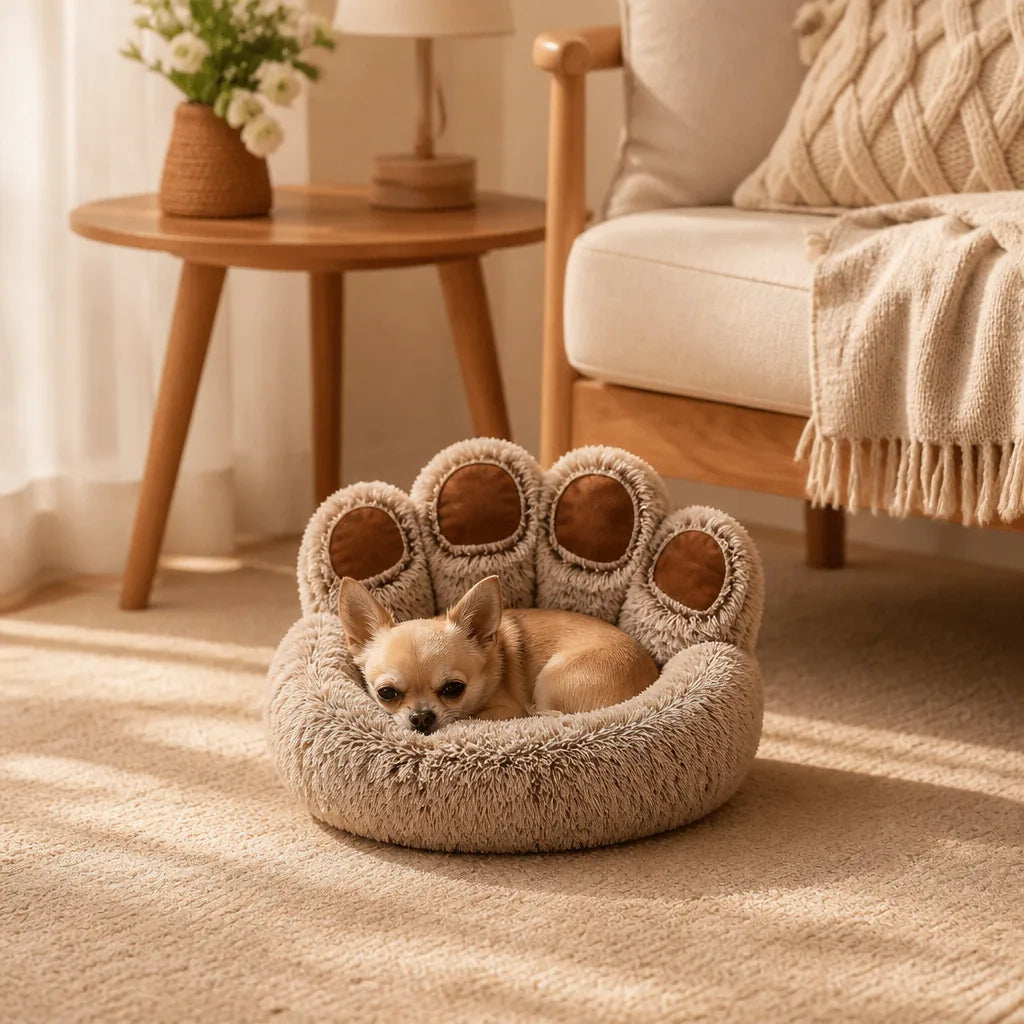 Coussin Pour Chien En Forme De Patte