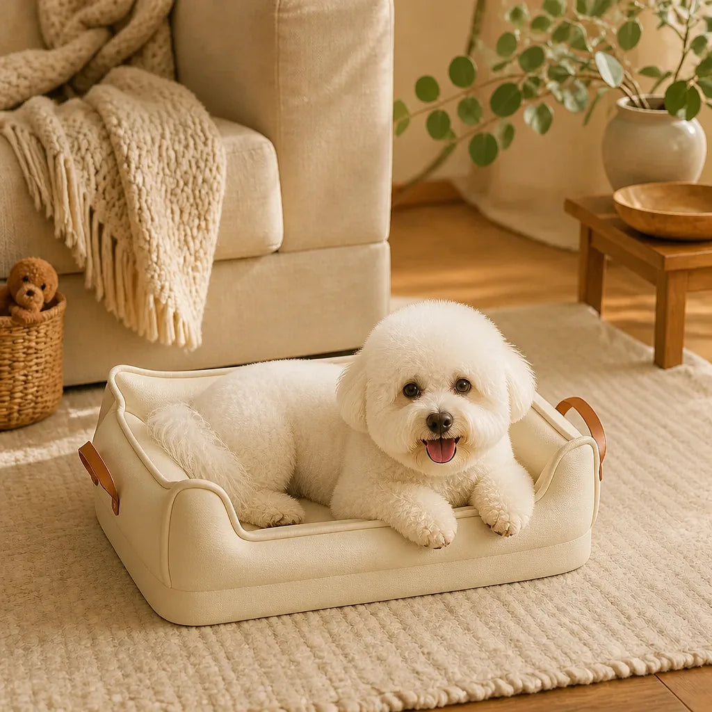 Coussin Simili Cuir Pour Chien