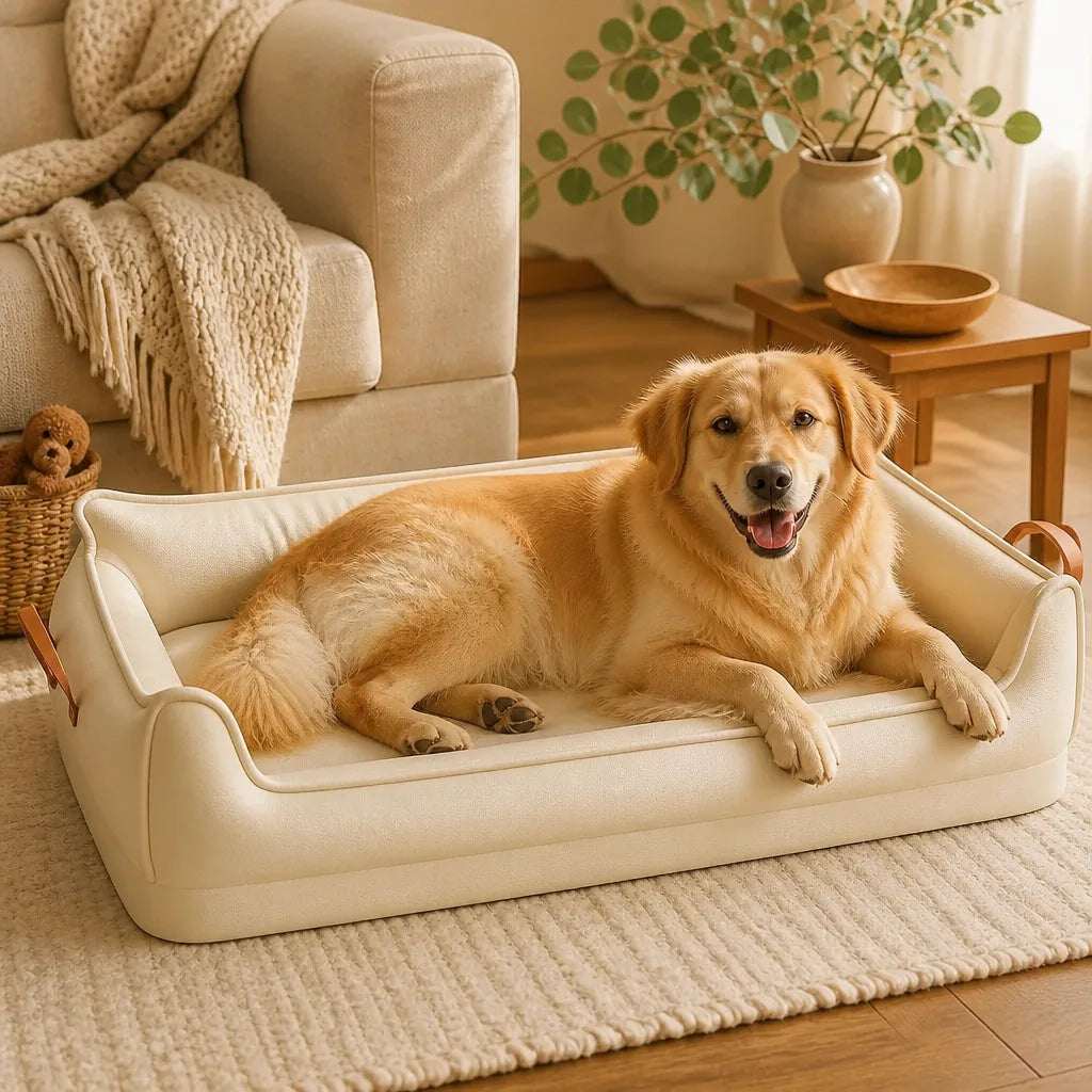 Coussin Simili Cuir Pour Chien