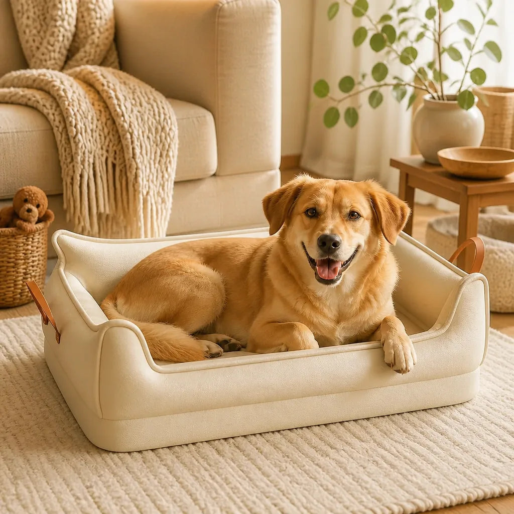 Coussin Simili Cuir Pour Chien