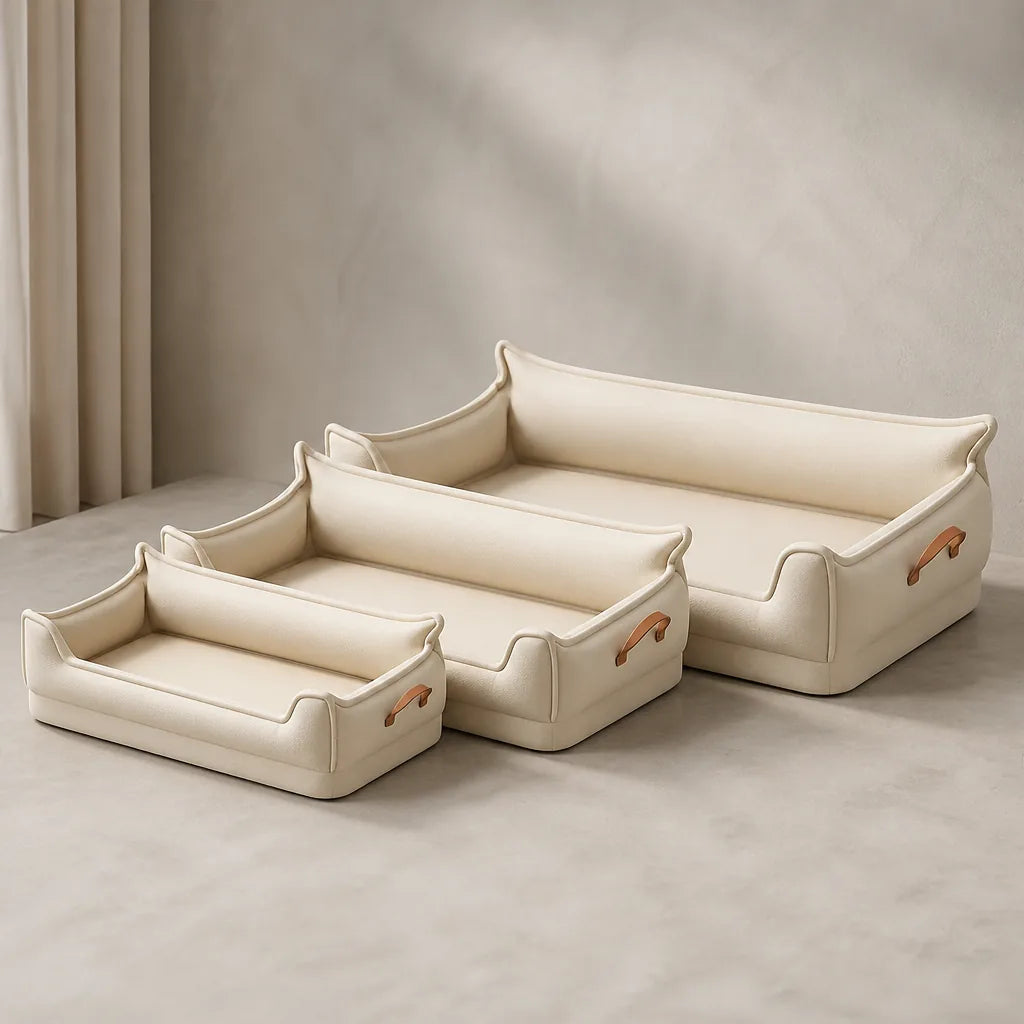Lit Pour Chien En Cuir