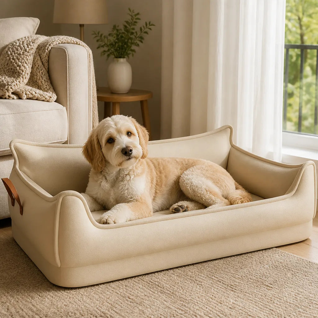 Lit Pour Chien En Cuir
