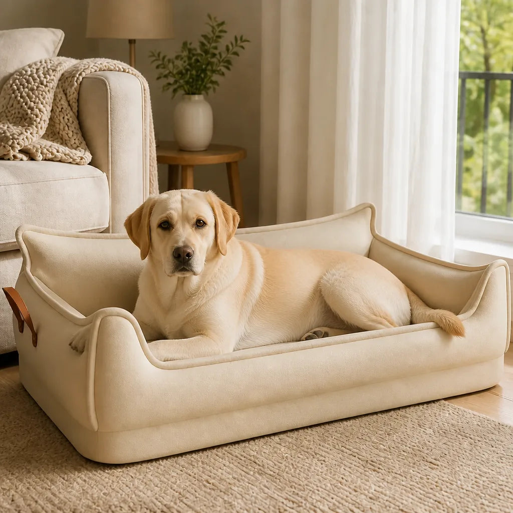 Lit Pour Chien En Cuir