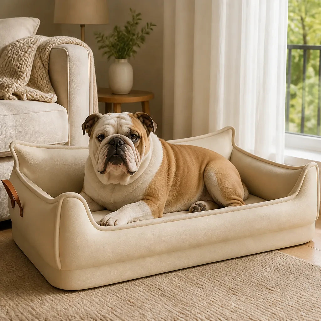 Lit Pour Chien En Cuir