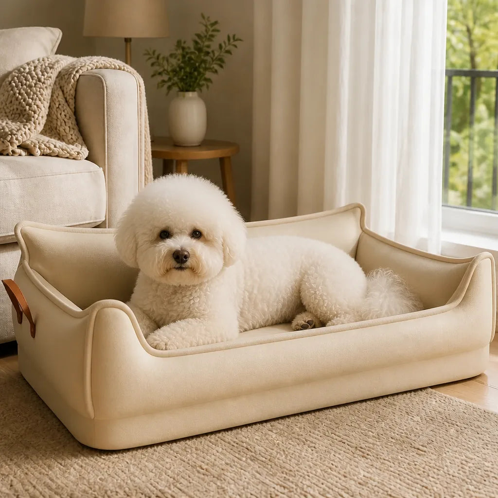 Lit Pour Chien En Cuir